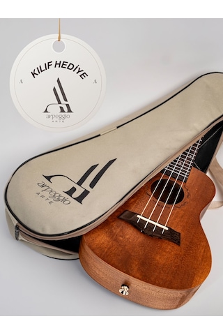 Arpeggio Arte - Maun Uk-01 Ukulele Maun Concert Profesyonel Ukulele - Kılıf Hediyeli Ahşap