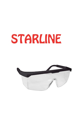 Starline G-004-C Koruyucu Şeffaf Gözlük