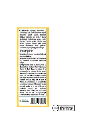 One Up D3 + K2 Vitamini 2 X 20 Ml Damla