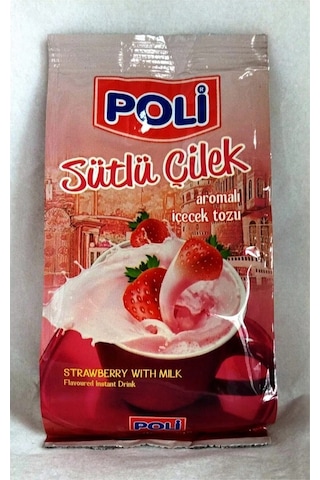 Poli Toz İçecek Sütlü Çilek 250 Gr X 4 Adet 250 G
