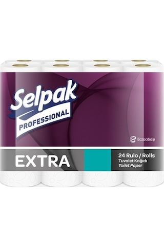 Selpak Professional Extra Tuvalet Kağıdı 3 x 24 Rulo Selpak Professional Extra Tuvalet Kağıdı 3 x 24 Rulo