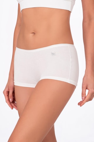 Kadın Modal Boxer Şort Ekru Kompedan K23920-ekru Ekru