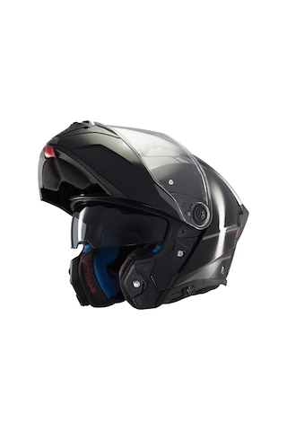 Kask Mt Atom 2 A1 Çene Açılır Kask Parlak Siyah