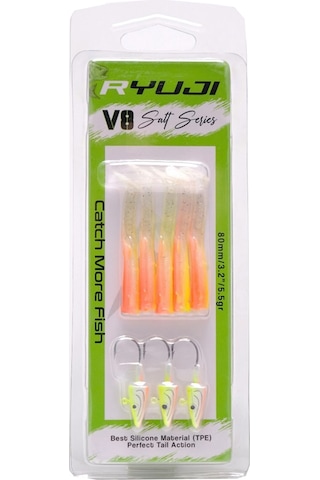 Ryuji V8 5.5gr. 8cm Silikon Yem