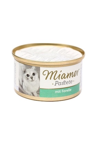 Miamor Pastete Alabalıklı Konserve Yetişkin Kedi Maması 12 x 85 G