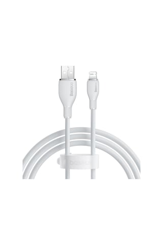 Baseus Ultra Hızlı 1.2mt 2.4a Apple Uyumlu iPhone Şarj Kablosu 11 12 13 14 Pro Max Kablo Akım Ve Isı Korumalı Beyaz