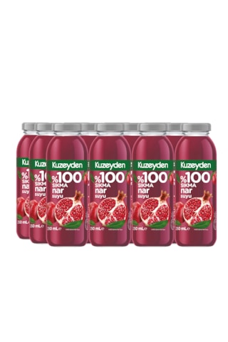 Kuzeyden %100 Sıkma Nar Suyu 12x250ml