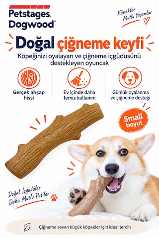 Petstages Dogwood Durable Bitmeyen Kemik Köpek Oyuncağı Small