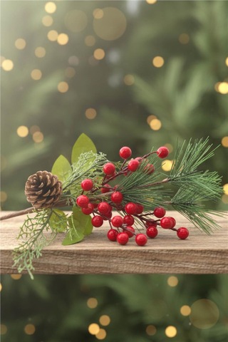 Yılbaşı Ağaç Süsleri Koleksiyonu-kozalaklı Kokinalı Ağaç Süsü