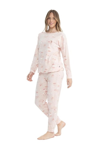 U.S. Polo Assn. U.s Polo 17120 Kadın Yuvarlak Yaka Pijama Takım 001