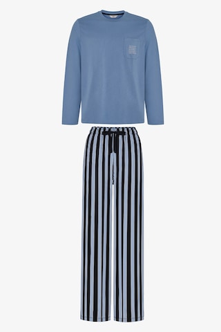 Penti Erkek Steel Blue Çizgili Pantolon Uzun Kollu Pijama Takımı Çok Renkli