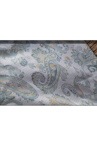 Apricitas Home King Size Berta İndigo Elegance Saten Çift Kişilik Nevresim Takımı