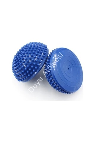 Pilates Yoga Dikenli Yarım Küre Denge Dikenli Duyu Topu Mavi16 CM