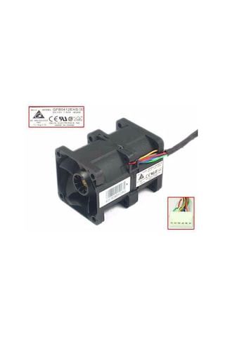Delta DC12V 1.82A 40x40x56MM bilgisayar sunucu soğutma fanı