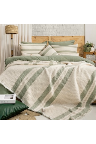 Schafer Home Enza Çeyiz Seti 8 Parça-yeşil Yeşil