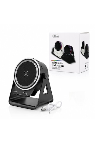 Go İthalat Bt - Sd - Usb Şarjlı Telefon Tutacak Rgb Işıklı Bluetooth Wireless Speaker Hoparlör 5w Pl
