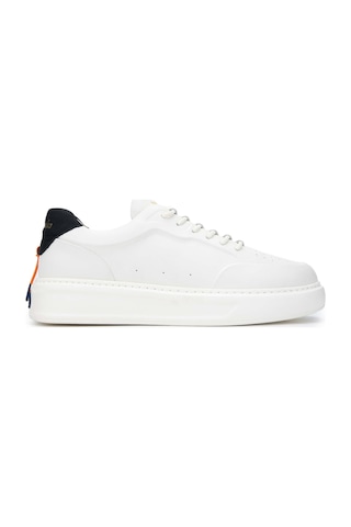 Barracuda Erkek Hakiki Deri Beyaz/siyah Sneakers & Spor Ayakkabı 511 Bu3510a Erk Ayk Y24 Whıte/black Çok Renkli