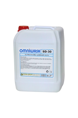 Omniwash Sd-30 5000 Ml Ultra Kıvamlı Çamaşır Suyu 4 Adet 4'lü Set