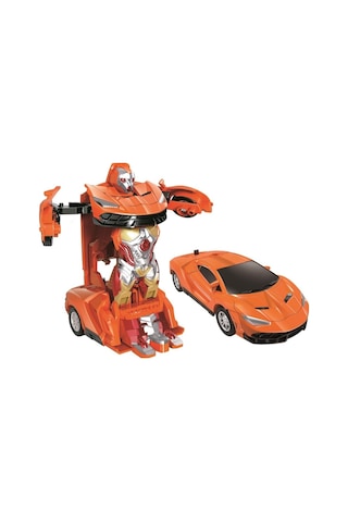 Oyuncak Robota Dönüşen Araba Çek Bırak Transformers Dönüşen Robot