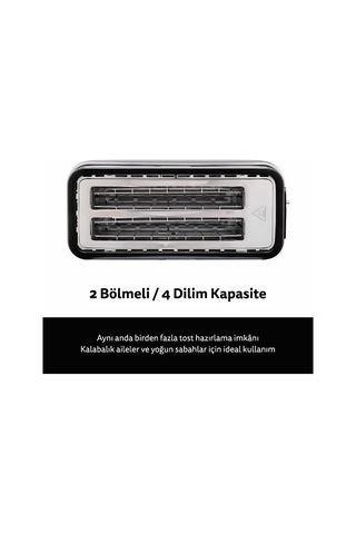 Morphy Richards Signature 850 W 2 Bölmeli Ekmek Kızartma Makinesi