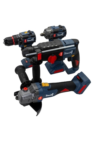 Stechend SXS403 (SX22 + SX35 + SX44 + SX52+ 4Ah + 6Ah) Akülü Set