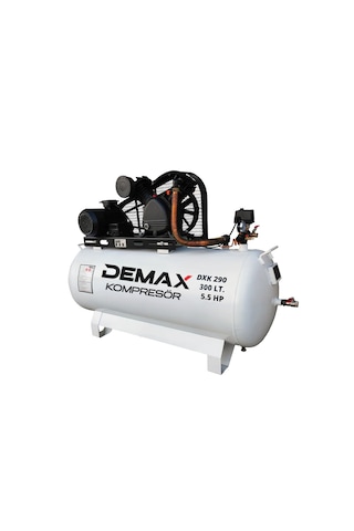 Pistonlu Hava Kompresörü 12 Bar 300 Lt 5.5 Hp Demax
