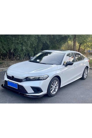 Honda (Plastik)  Civic FE 2022 3 Parça Ön Lip