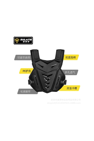 Sulaıte Zırh Ceket Göğüs Koruyucu Motosiklet Ekipmanı 001