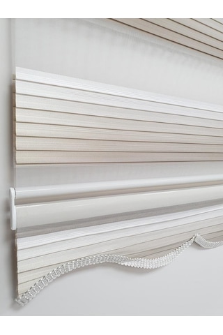 Bbb Geniş Pliseli Renk Geçişli Zebra Stor Perde Mz293