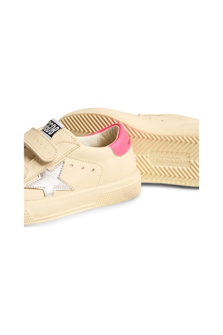 Golden Goose Kızlar Için Şık Deri Sneaker Ayakkabıları Beyaz