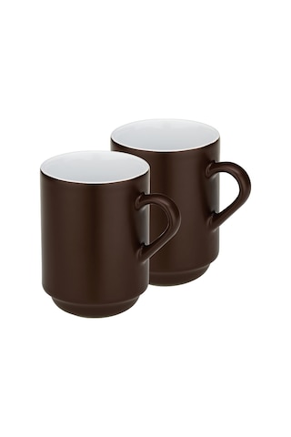 Kela 12758 Mattıa Kupa Seti 2li Kahverengi 300ml