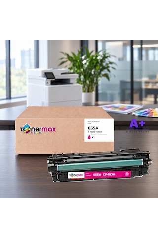 Hp 655a Cf453a Kırmızı Uyumlu Toner A Plus / Color Laserjet Enterprise M652 / M653 / Mfp M681 / M682
