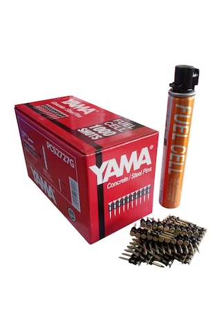 Yama YAT-GNX40 Gazlı Çivi Çakma Tabancası + 5 Kutu Çivi - Gaz