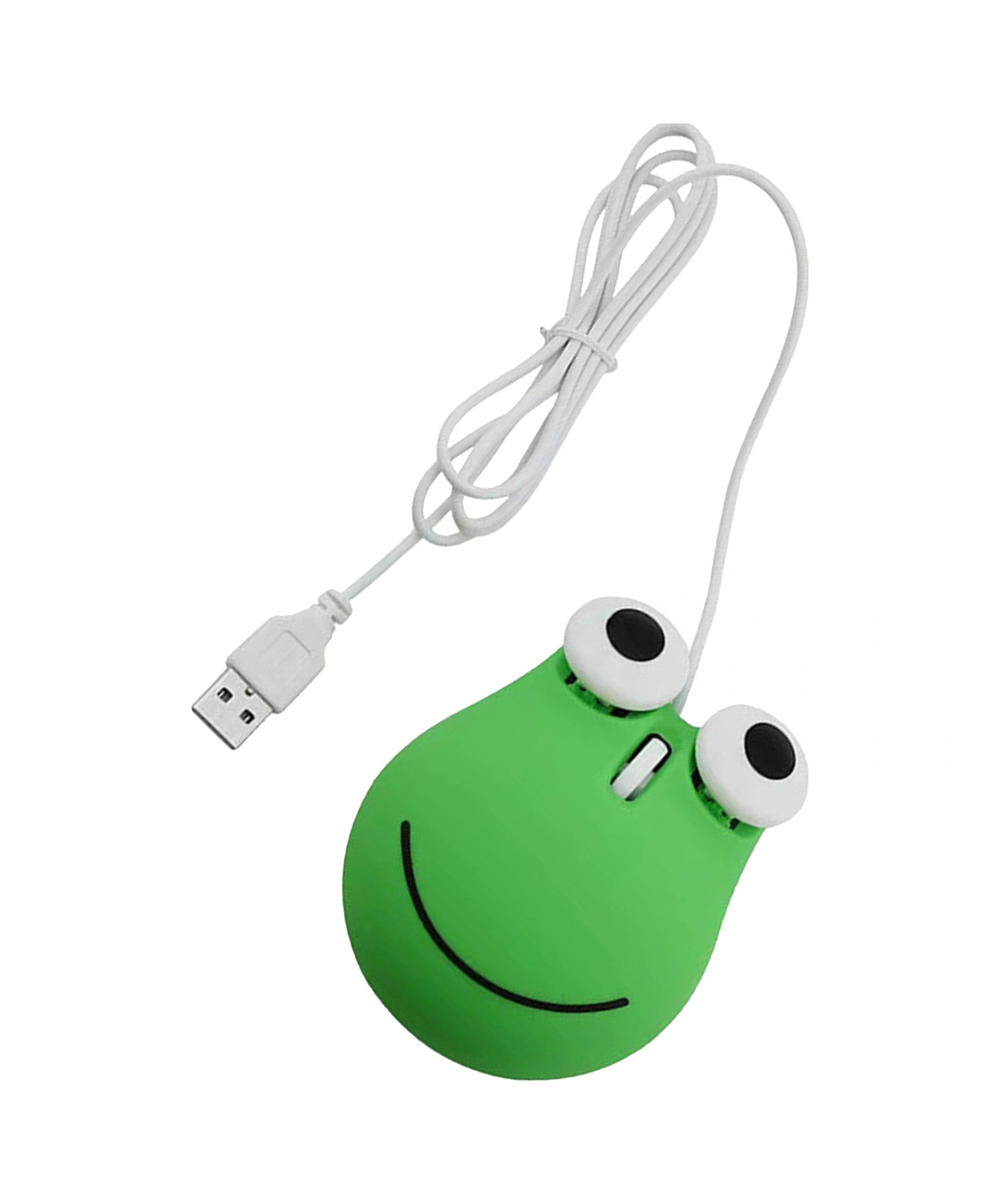 Vkemall Yeşil Kurbağa Desenli Ergonomik Kablolu Fare - Hassas Optik Takip, Usb Bağlantı, Bilgisayar Ve Dizüstü Uyumlu