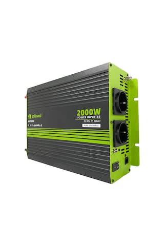 Solinved 12v 2000w Saf Sinüs Invertör - Slvp2000