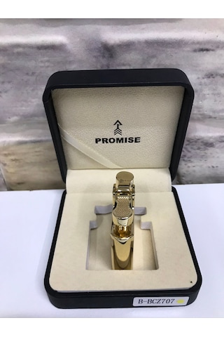 Promise Marka Benzinli Sarı Gold Yuvarlak Logo Desenli Kişiye Öze