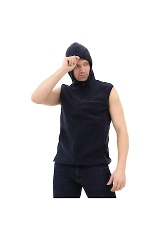 Latela Fermuarlı Kapüşonlu Yelek 387064264 Mavi