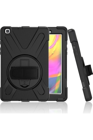 Samsung Uyumlu Galaxy Tab A 8.0 T290 T295 T297 Kılıf Defender Askılı Zır