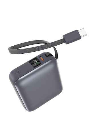 10000mah 35w Powerbank Siyah - Hızlı Şarj - Taşınabilir Güç Kaynağı - Taşınabilir Şarj Cihazı Siyah