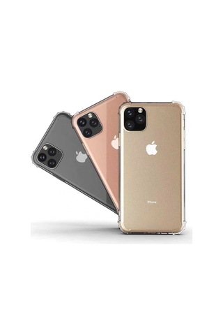 Apple Uyumlu iPhone 12 Mini Uyumlu Zore Nitro Anti Shock Silikon-renksiz Renksiz -