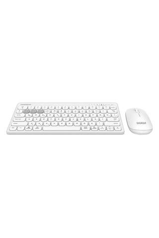 EVEREST Lumi KM-BT903 3in1 3 BT + 2.4 1600dpi Ultra İnce Q 4 Cihaz Bağlantılı Klavye ve Mouse Set