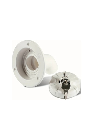 Boatshop1 1 Adet Beyaz Karavan Ve Kampçı Yerçekimi Su Girişi Abs Malzeme Uyumlu Kilitlenebilir Dolgu Portu Sızdırmaz Sistem Dayanıklı Tatlısu Tankları Parçaları