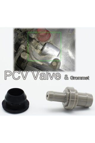 Fastbuy 2 Adet Araba Motoru Pcv Havalandırma Vanası Grommet Contası 12204-15050 90480-18001 Toyota Corolla 1993-1997 1.6l 1.8