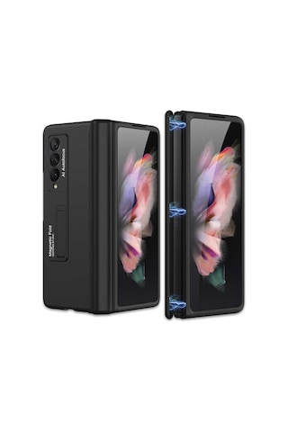 Galaxy Z Fold 3 Kılıf Zore M-Magnet Kılıf Siyah