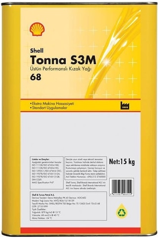 Shell Tonna S3 M 68 Kızak Yağı 15 L