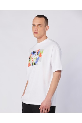 Kappa Tarsty Tee Erkek Beyaz Comfort Tişört