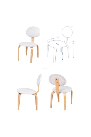 Vilinze Ege Sandalye Avanos Ahşap Mdf Mutfak Masası Takımı - 70x140 Cm Lodos