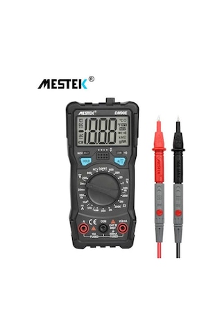Dm90e-mestek Otomatik Aralık Dijital Multimetre 6000 Sayım Arka Işık Ac/dc Ampermetre Voltmetre Ohm Multitester Çoklu Metre Dm90 Serisi