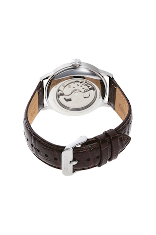 Orient Ra-ak0705r30b Otomatik Deri Kahverengi Kırmızı Kadran 41 Mm Erkek Kol Saati Gri