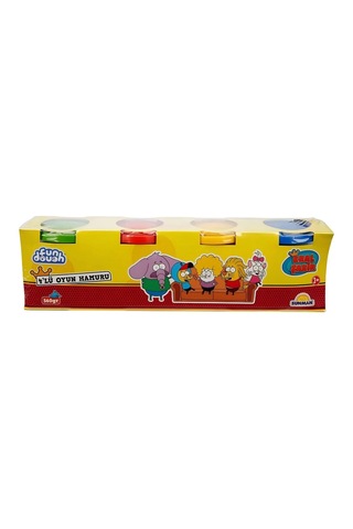 4'lü Oyun Hamuru 560 Gr Çok Renkli